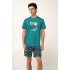Ανδρική Βαμβακερή Tropical Πυτζάμα AQUA BAY (24630-AQUA BAY)