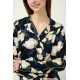 Κουμπωτή Γυναικεία Πυτζάμα Viscose BLUE (23113-BLUE) Κουμπωτή Γυναικεία Πυτζάμα Viscose BLUE (23113-BLUE)