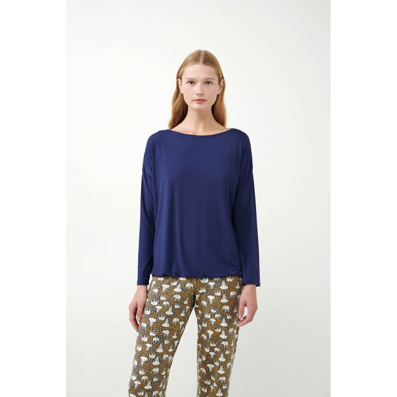 Micromodal Πυτζάμα με Χαριτωμένους Ελέφαντες BLUE CAVERN (21000-BLUE CAVERN)