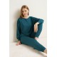 Γυναικεία Micromodal Πυτζάμα με Μανσέτες GREEN ATLANTIC (25150-GREEN ATLANTIC) Γυναικεία Micromodal Πυτζάμα με Μανσέτες GREEN ATLANTIC (25150-GREEN ATLANTIC)