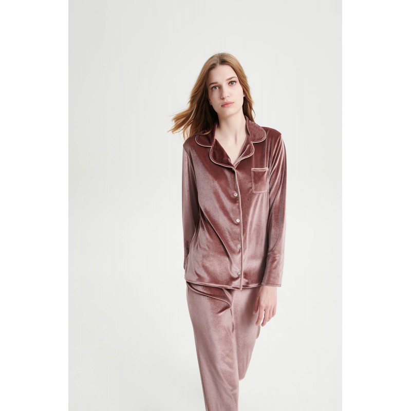 Κουμπωτή Πυτζάμα ROSE DUSTY (19345-ROSE DUSTY) Κουμπωτή Πυτζάμα ROSE DUSTY (19345-ROSE DUSTY)