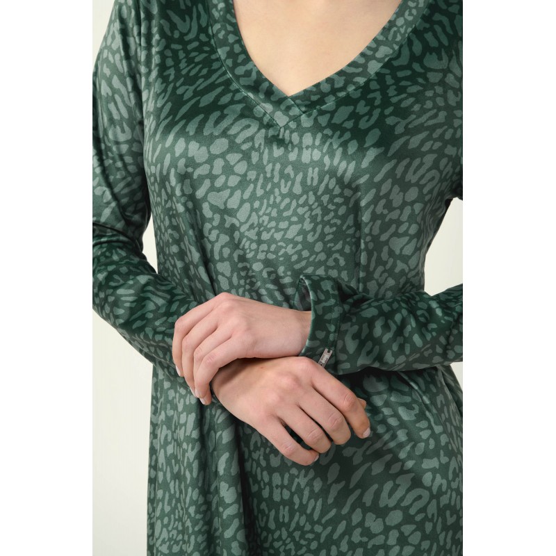 Γυναικείο Velvet Φόρεμα με V Λαιμόκοψη GREEN TEAL (23100-GREEN TEAL) Γυναικείο Velvet Φόρεμα με V Λαιμόκοψη GREEN TEAL (23100-GREEN TEAL)