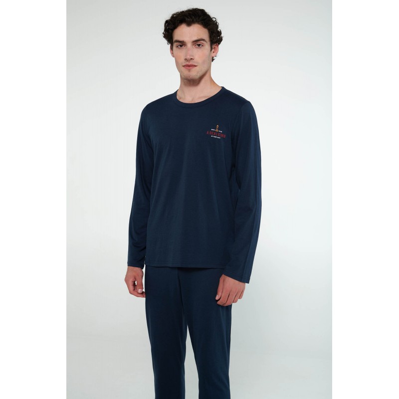 Πυτζάμα με Μακρύ Μανίκι BLUE OXFORD (19920-BLUE OXFORD) Πυτζάμα με Μακρύ Μανίκι BLUE OXFORD (19920-BLUE OXFORD)