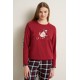 Γυναικεία Βαμβακερή Matching Πυτζάμα RED KARANDA (25615-RED KARANDA) Γυναικεία Βαμβακερή Matching Πυτζάμα RED KARANDA (25615-RED KARANDA)