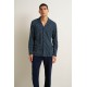 Ανδρική Βαμβακερή Κουμπωτή Πυτζάμα BLUE (25653-BLUE) Ανδρική Βαμβακερή Κουμπωτή Πυτζάμα BLUE (25653-BLUE)