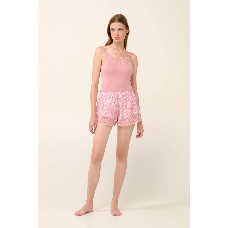 Micromodal Cheeky Σορτσάκι με Δαντέλα PINK BLUSH (22813-PINK BLUSH)