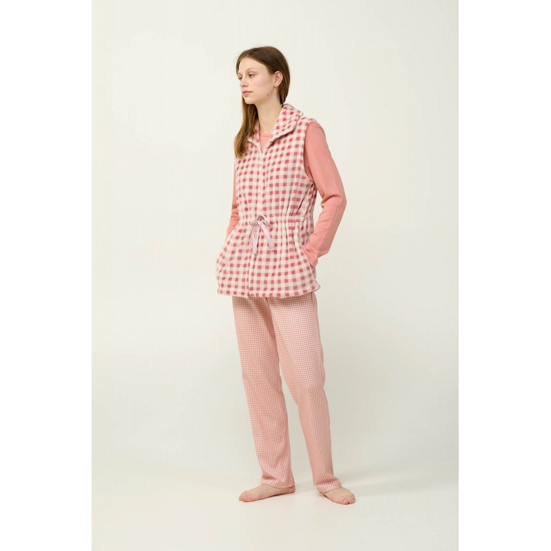 Χειμερινό Γυναικείο Σετ 3 Τεμαχίων PINK TAN (23316-PINK TAN) Χειμερινό Γυναικείο Σετ 3 Τεμαχίων PINK TAN (23316-PINK TAN)