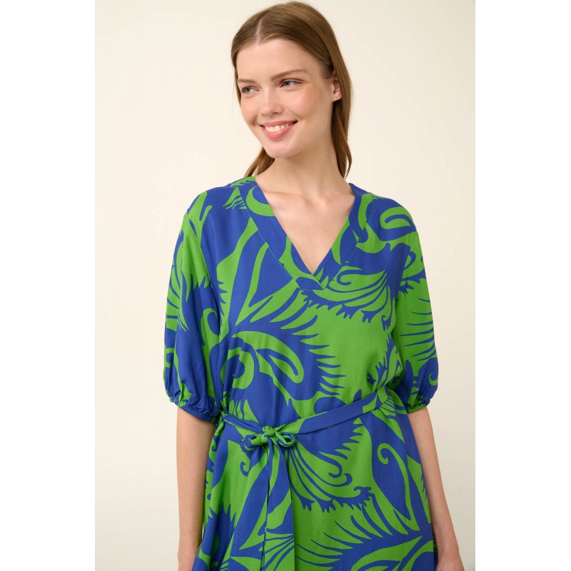 Καλοκαιρινό Φόρεμα από Ποπλίνα GREEN JOLLY (22420-GREEN JOLLY) Καλοκαιρινό Φόρεμα από Ποπλίνα GREEN JOLLY (22420-GREEN JOLLY)