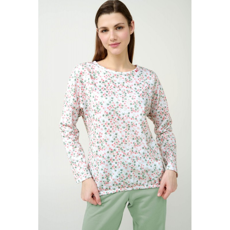Γυναικεία Φούτερ Πυτζάμα με Μανσέτες GREEN FROSTY (23252-GREEN FROSTY) Γυναικεία Φούτερ Πυτζάμα με Μανσέτες GREEN FROSTY (23252-GREEN FROSTY)