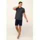 Βαμβακερή Ανδρική Πυτζάμα με Κουμπιά BLUE (22685-BLUE) Βαμβακερή Ανδρική Πυτζάμα με Κουμπιά BLUE (22685-BLUE)