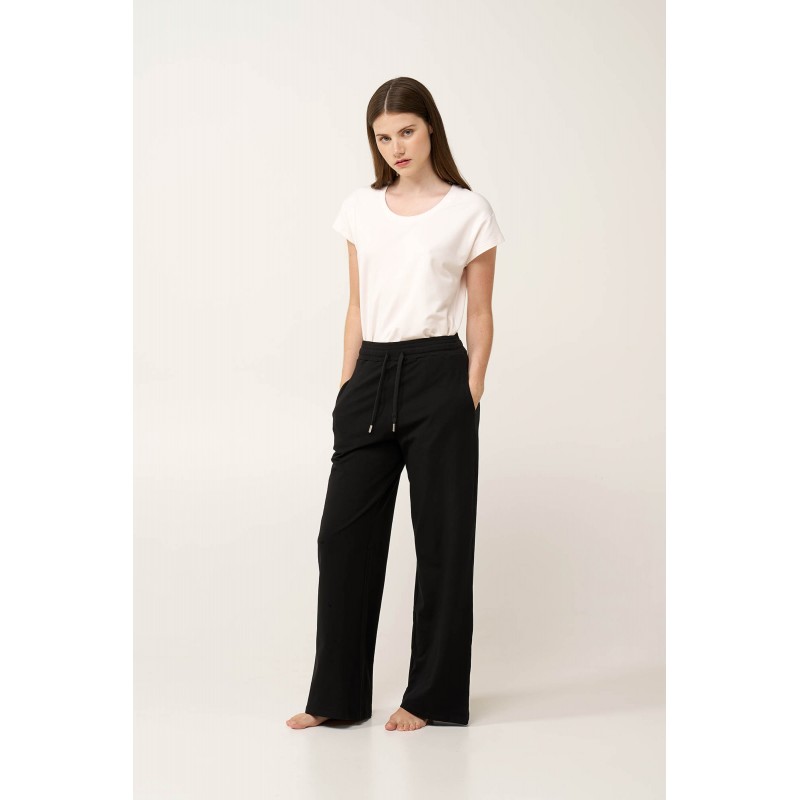 Γυναικείο Μακρύ Βαμβακερό Παντελόνι BLACK (24836-BLACK) Γυναικείο Μακρύ Βαμβακερό Παντελόνι BLACK (24836-BLACK)