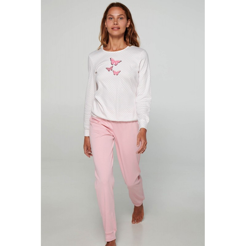 Πυτζάμα με Μακρύ Μανίκι PINK BLUSH (19510-PINK BLUSH) Πυτζάμα με Μακρύ Μανίκι PINK BLUSH (19510-PINK BLUSH)