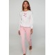 Πυτζάμα με Μακρύ Μανίκι PINK BLUSH (19510-PINK BLUSH) Πυτζάμα με Μακρύ Μανίκι PINK BLUSH (19510-PINK BLUSH)