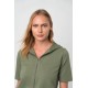Μονόχρωμο Jacket με Φερμουάρ KHAKI (18344-KHAKI)