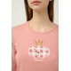 Γυναικεία Βαμβακερή Πυτζάμα με Μανσέτες PINK TAN (23310-PINK TAN)