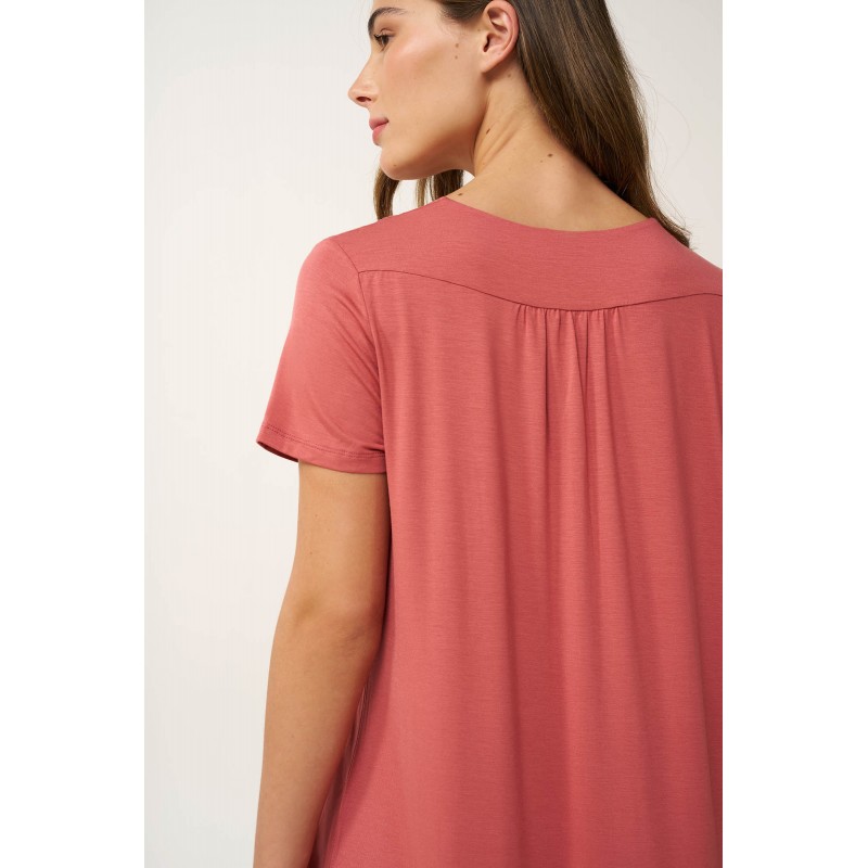 Νυχτικό Micromodal με Σούρες PINK CEDAR (24035-PINK CEDAR) Νυχτικό Micromodal με Σούρες PINK CEDAR (24035-PINK CEDAR)