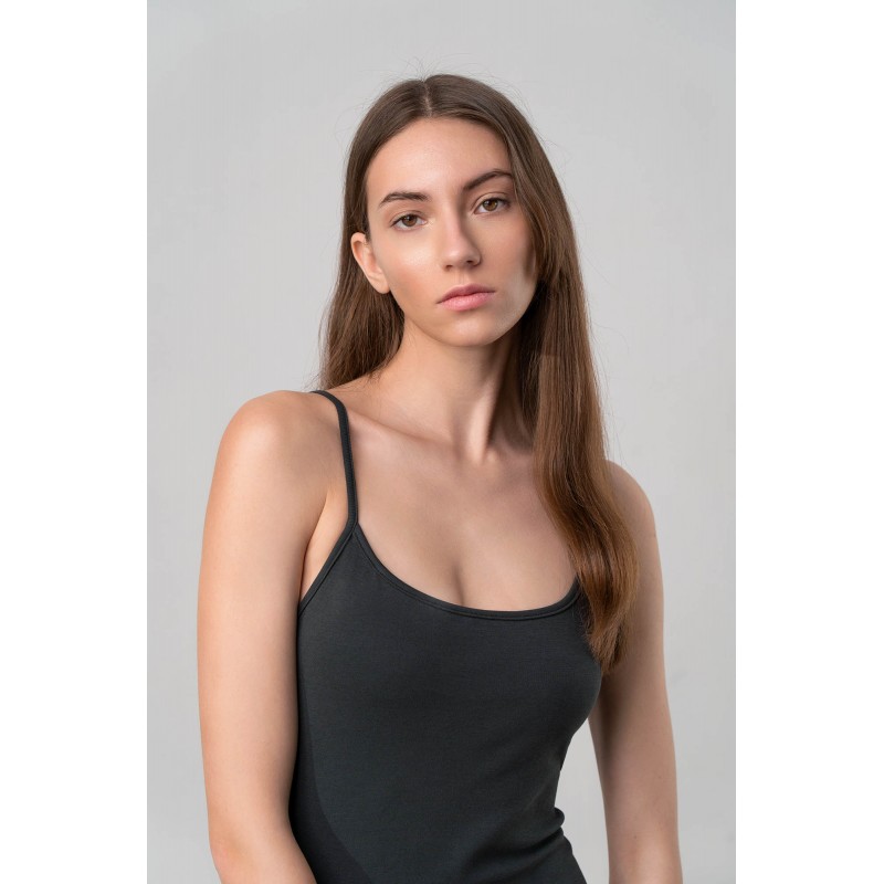 Μονόχρωμο Φόρεμα με Τιράντες DARK GRAY (70032-DARK GRAY) Μονόχρωμο Φόρεμα με Τιράντες DARK GRAY (70032-DARK GRAY)