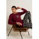 Ανδρική Βαμβακερή Πυτζάμα με Μανσέτες RED WINDSOR (25680-RED WINDSOR) Ανδρική Βαμβακερή Πυτζάμα με Μανσέτες RED WINDSOR (25680-RED WINDSOR)