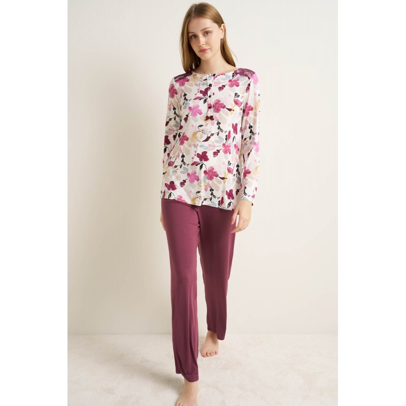 Γυναικεία Micromodal Πυτζάμα με Πατιλέτα MAUVE MISTY (25066-MAUVE MISTY) Γυναικεία Micromodal Πυτζάμα με Πατιλέτα MAUVE MISTY (25066-MAUVE MISTY)
