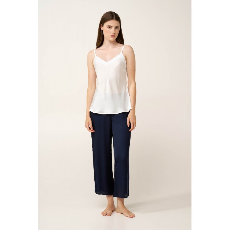 Γυναικείο Σατέν Φανελάκι με Τιράντες CREAM (24178-CREAM)