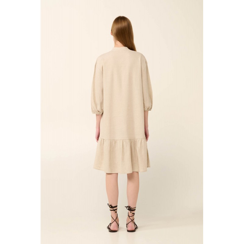 Μονόχρωμο Καλοκαιρινό Φόρεμα με Κουμπιά BEIGE SKIN (22457-BEIGE SKIN) Μονόχρωμο Καλοκαιρινό Φόρεμα με Κουμπιά BEIGE SKIN (22457-BEIGE SKIN)