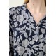 Φλοράλ Γυναικεία Κουμπωτή Πυτζάμα Micromodal BLUE BLAZER (23063-BLUE BLAZER) Φλοράλ Γυναικεία Κουμπωτή Πυτζάμα Micromodal BLUE BLAZER (23063-BLUE BLAZER)