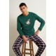 Ανδρική Matching Βαμβακερή Πυτζάμα με Μανσέτες GREEN GARDEN (25610-GREEN GARDEN) Ανδρική Matching Βαμβακερή Πυτζάμα με Μανσέτες GREEN GARDEN (25610-GREEN GARDEN)