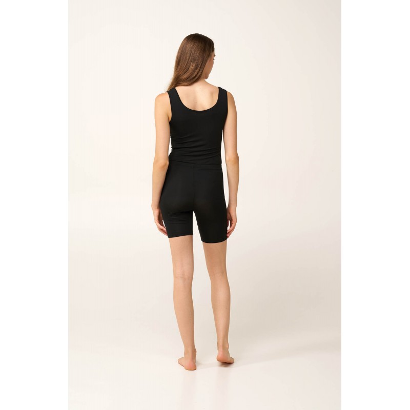 Γυναικείο Αμάνικο Φανελάκι Micromodal BLACK (24172-BLACK)