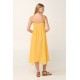 Καλοκαιρινό Φόρεμα με Τιράντες από Viscose Gauze YELLOW GOLD (22875-YELLOW GOLD) Καλοκαιρινό Φόρεμα με Τιράντες από Viscose Gauze YELLOW GOLD (22875-YELLOW GOLD)