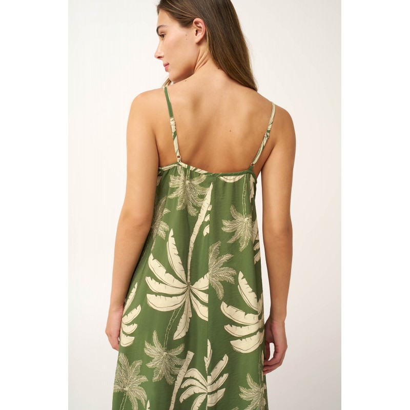 Maxi Καλοκαιρινό Φόρεμα με Φοίνικες GREEN TREETOP (24445-GREEN TREETOP) Maxi Καλοκαιρινό Φόρεμα με Φοίνικες GREEN TREETOP (24445-GREEN TREETOP)