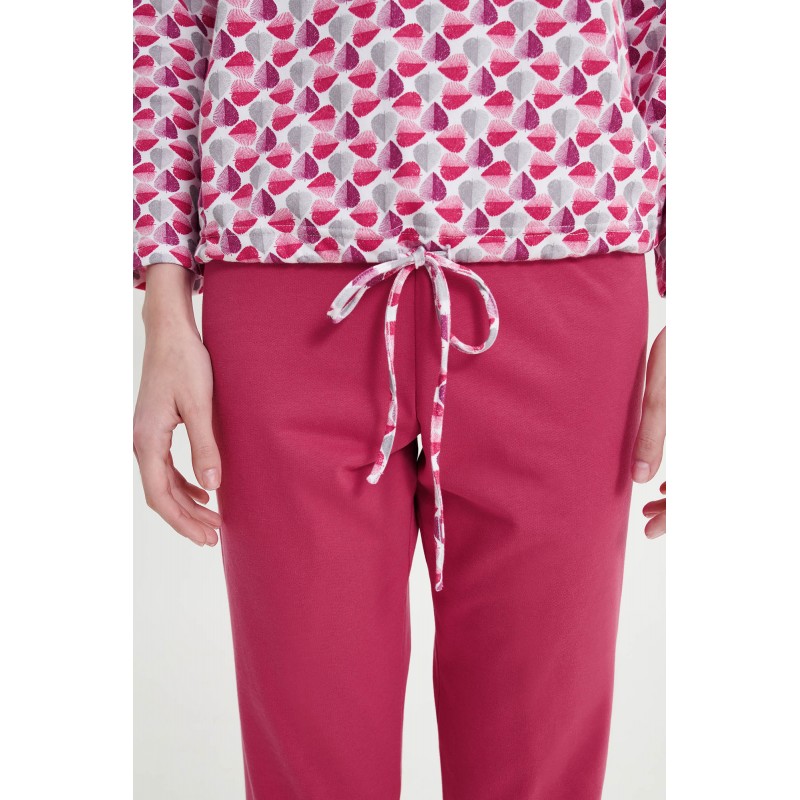 Πυτζάμα με Μακρύ Μανίκι ROSE TAUPE (19138-ROSE TAUPE) Πυτζάμα με Μακρύ Μανίκι ROSE TAUPE (19138-ROSE TAUPE)