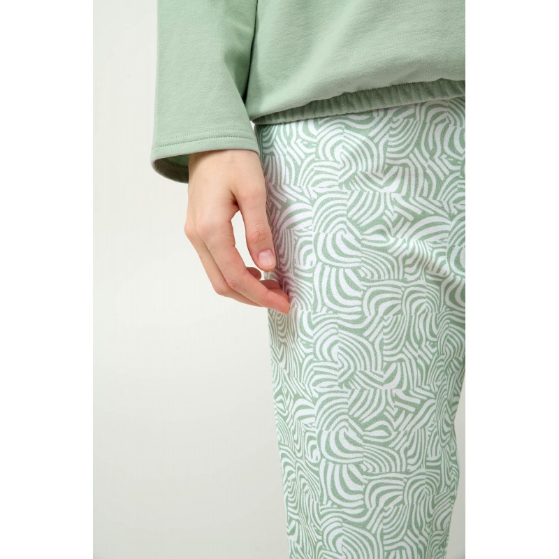 Γυναικεία Φούτερ Πυτζάμα με Μανσέτες GREEN FROSTY (23263-GREEN FROSTY) Γυναικεία Φούτερ Πυτζάμα με Μανσέτες GREEN FROSTY (23263-GREEN FROSTY)