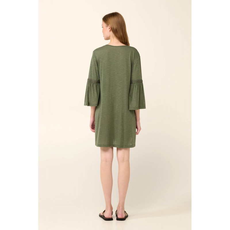 Καλοκαιρινό Φόρεμα από Viscose GREEN OLIVE (22502-GREEN OLIVE) Καλοκαιρινό Φόρεμα από Viscose GREEN OLIVE (22502-GREEN OLIVE)