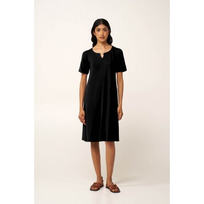 Γυναικείο Καλοκαιρινό Φόρεμα Viscose BLACK (24490-BLACK)
