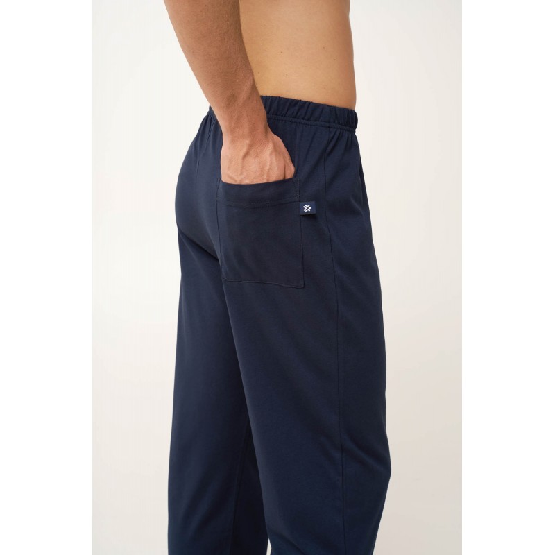 Ανδρικό Βαμβακερό Μαρκύ Παντελόνι BLUE (24795-BLUE) Ανδρικό Βαμβακερό Μαρκύ Παντελόνι BLUE (24795-BLUE)