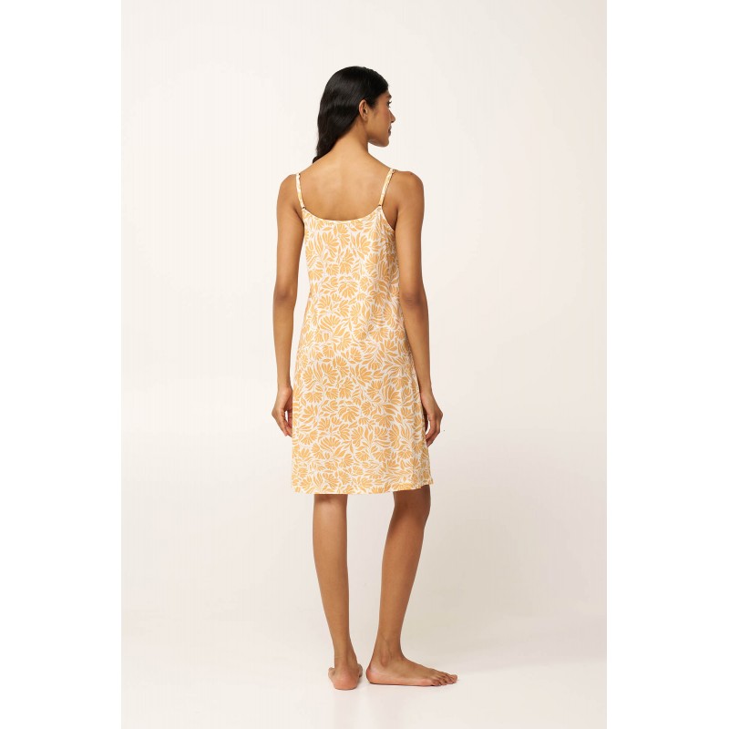 Φλοράλ Νυχτικό Cotton-Modal με Τιράντες YELLOW SUN (24058-YELLOW SUN) Φλοράλ Νυχτικό Cotton-Modal με Τιράντες YELLOW SUN (24058-YELLOW SUN)