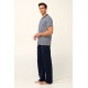 Βαμβακερό Ανδρικό Σετ Τριών Τεμαχιων BLUE (22671-BLUE) Βαμβακερό Ανδρικό Σετ Τριών Τεμαχιων BLUE (22671-BLUE)