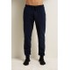 Ανδρικό Βαμβακερό Φούτερ  Jogger Παντελόνι BLUE (25185-BLUE)