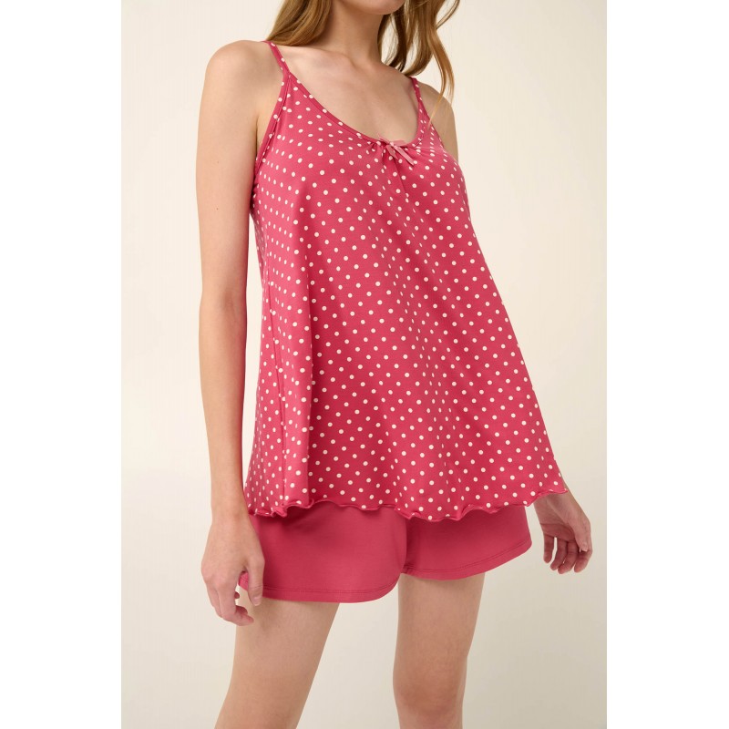 Micromodal Babydoll σε Χαλαρή Γραμμή ROSE TAUPE (22076-ROSE TAUPE)