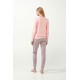 Βαμβακερή Πυτζάμα με Μανσέτες PINK PEACH (21493-PINK PEACH) Βαμβακερή Πυτζάμα με Μανσέτες PINK PEACH (21493-PINK PEACH)