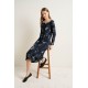Μακρύ Micromodal Νυχτικό BLUE (25112-BLUE)