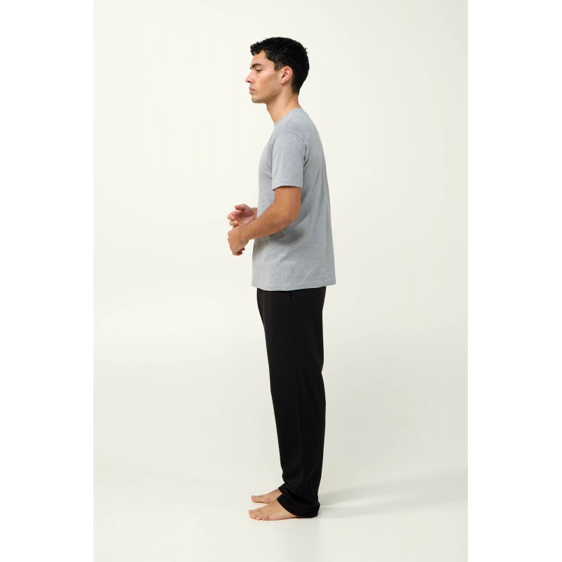 Μονόχρωμο Ανδρικό Φούτερ Παντελόνι BLACK (23715-BLACK) Μονόχρωμο Ανδρικό Φούτερ Παντελόνι BLACK (23715-BLACK)