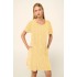 Μονόχρωμο Frottee Φόρεμα Θαλάσσης με Φερμουάρ YELLOW BANANA (22534-YELLOW BANANA)