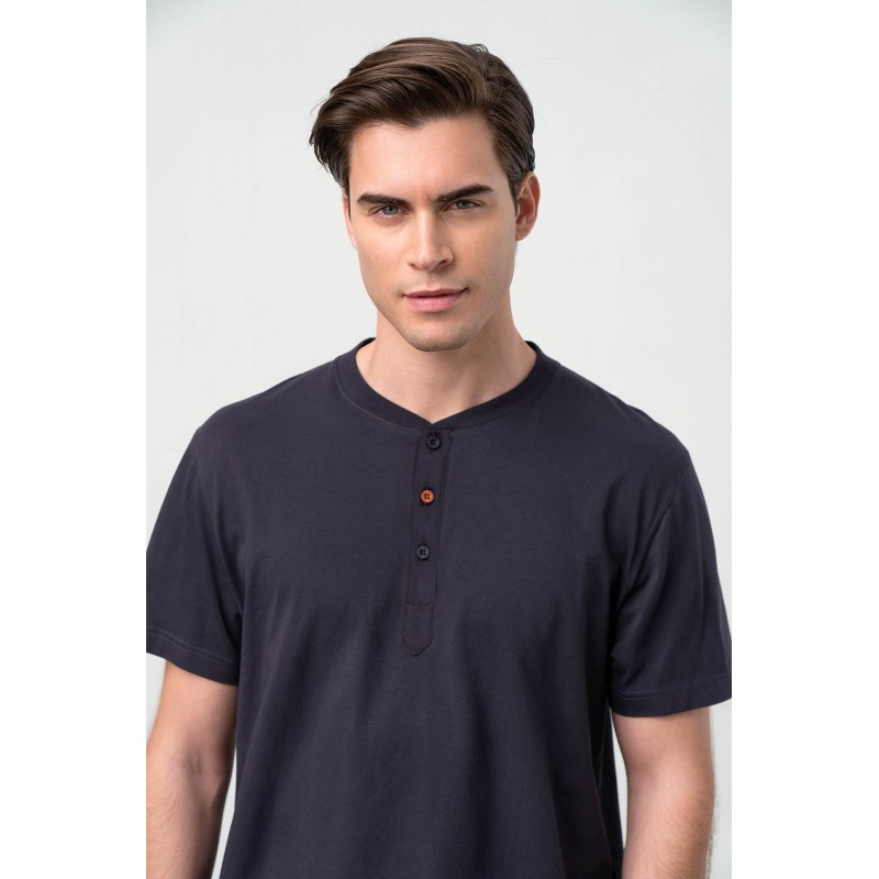 Πυτζάμα με Κοντό Μανίκι BLUE CAPTAIN (18652-BLUE CAPTAIN) Πυτζάμα με Κοντό Μανίκι BLUE CAPTAIN (18652-BLUE CAPTAIN)