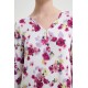 Μακρύ Νυχτικό με Κουμπί FUCHSIA BERRY (19035-FUCHSIA BERRY)