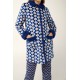 Γυναικεία Ρόμπα Fleece με Κουμπιά BLUE PRINT (21415-BLUE PRINT)