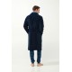 Μακριά Σταυρωτή Fleece Ρόμπα με Πέτο BLUE (21629-BLUE) Μακριά Σταυρωτή Fleece Ρόμπα με Πέτο BLUE (21629-BLUE)