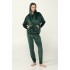 Μονόχρωμη Γυναικεία Φόρμα Velvet GREEN TEAL (23083-GREEN TEAL)