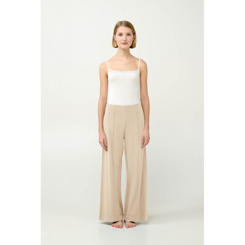 Γυναικείο Lounge Φαρδύ Παντελόνι BEIGE SOLEIL (23156-BEIGE SOLEIL)