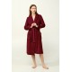 Μακριά Γυναικεία Σταυρωτή Ρόμπα RED PORTO (23361-RED PORTO)